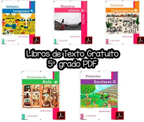 I Libros de Quinto Grado (5 EGB) Descargar PDF 2023.